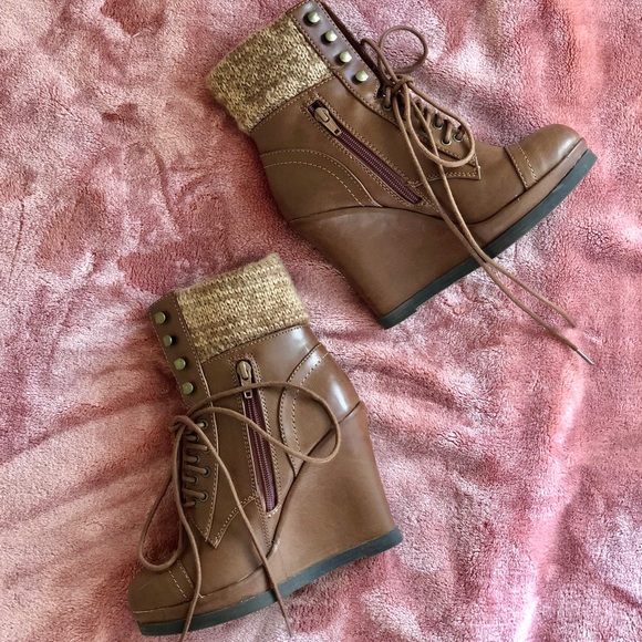 SALE! Mossimo Winter Target Kalare Cognac Boots - Picture 2 of 6